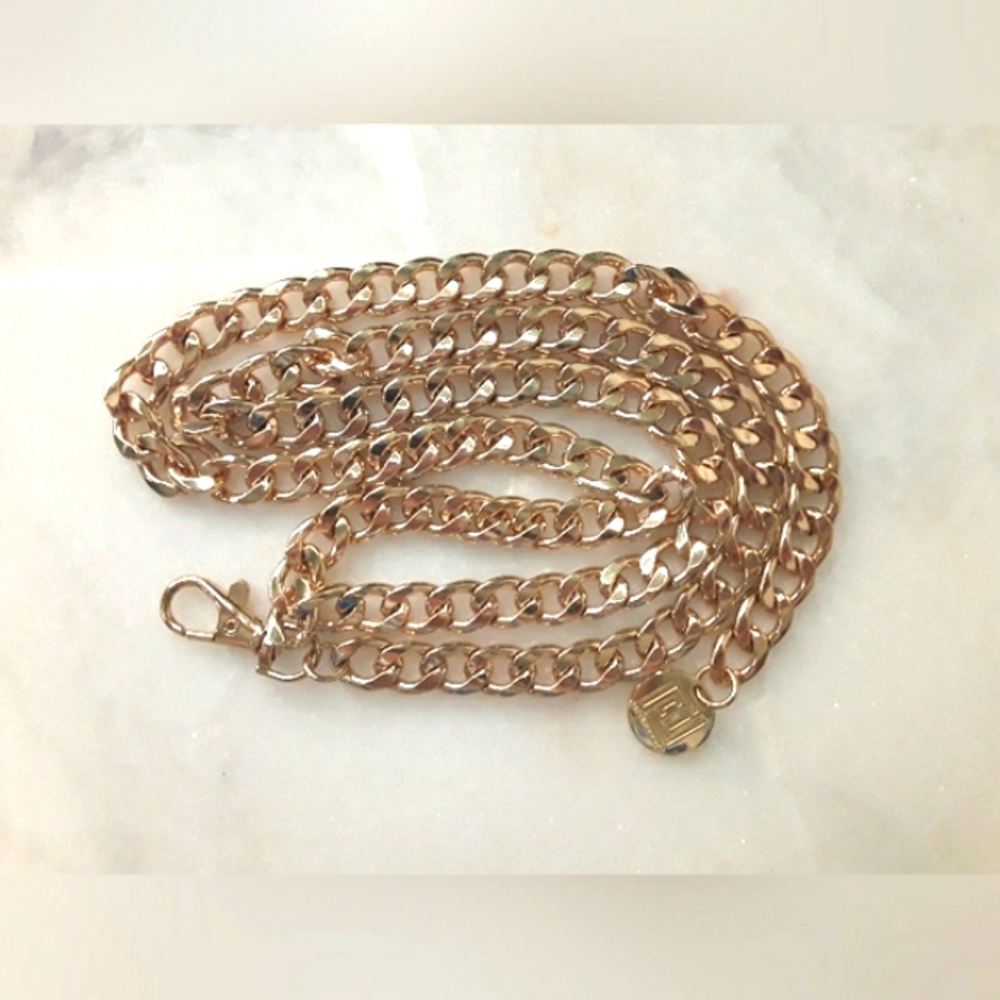 🌼2 For $15🌼 Liz Claiborne Gold Chain Belt Women's Accessory Chunky Small Med